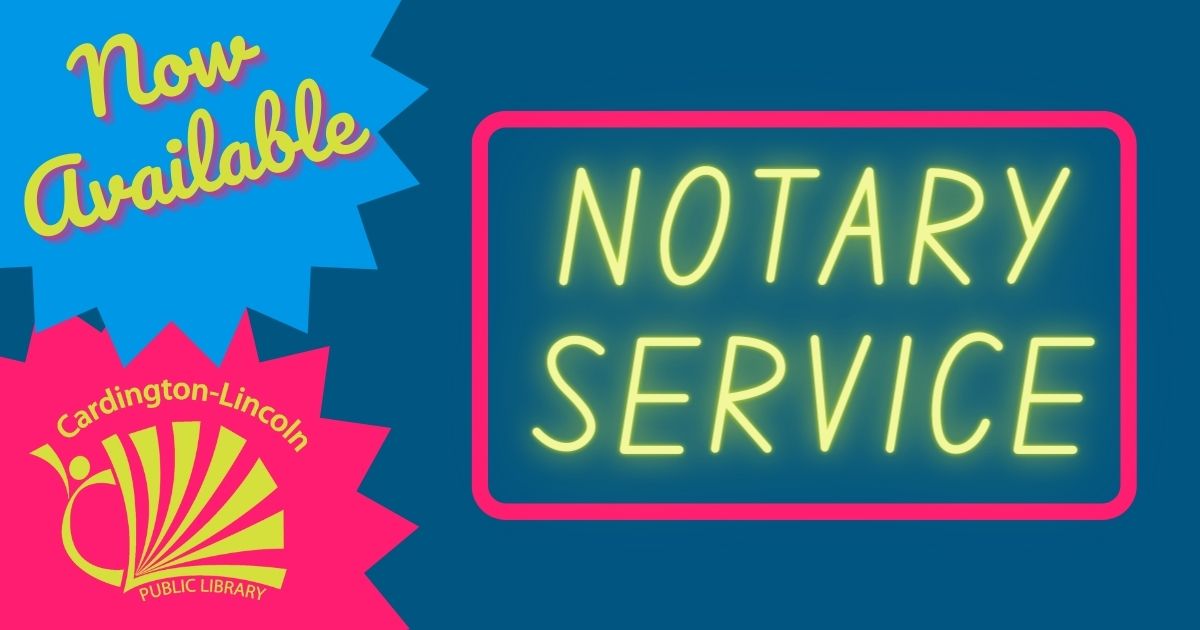 Notary Services now available