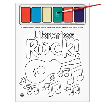 Libraries Rock! Paint Sheet